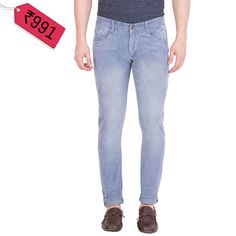 view more at #acchajee.in Coloured Jeans, Men Classic, Track Pants, Classic Design, Dark Blue