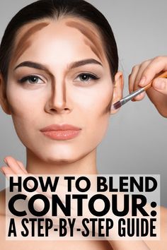 Where To Apply Contour, How To Blend Contouring, Contour Application, Apply Contour, Blend Contour, Maquillage Goth, Best Contour, How To Contour Your Face