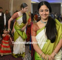 jyothika_in_kanjeevaram_saree_at_srprabhu_wedding_reception Jyothika In Saree, Jothika In Saree, Garden Wedding Guest Dress, Classy Sarees, Garden Wedding Guest, Diwali Dress, Wedding Guest Dress Ideas, Garden Wedding Dress Guest, Unique Sarees