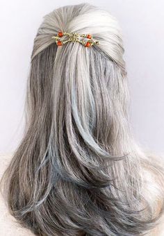 Grey Hair Braids, Growing Out Gray Hair, Short Silver Hair, Beautiful Gray Hair, French Twist Hair, Silver Grey Hair, Short Grey Hair, Gray Hair Highlights