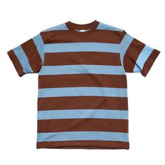 The border tees from warehouse hearkens back to striped tees from america's midcentury. featuring large 3x2 inch stripes and knit on vintage sinker knitting machines these tees feature a soft hand yet retain a hefty feel.    these tees may experience 5-8% shrinkage with cold wash and line dry—size up for a looser fit.    - regular fit  - tubular knit  - 3x2" stripes  - 100% cotton  - made in japan Knitting Machines, Stripe Tee, Designer Clothes For Men, Machine Knitting, Soft Hand, 70s Fashion, Striped Tee, Made In Japan, Mens T