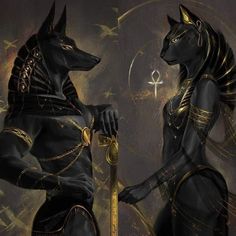 Egyptian Goddess Art, Starověký Egypt, Egypt Concept Art, Anubis Tattoo, Ancient Egypt Gods, Egyptian Deity, Egypt Tattoo, Gods Of Egypt, Ancient Egyptian Gods