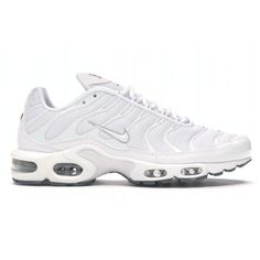 Nike Air Max Plus TN White Tn Blancas, Nike Tn White, White Tns, Tns Nike, Nike Sneakers White, Tn White, Nike Tn Air Max, Nike Tn Air, Nike Tns