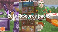 a screenshot of the minecraft crafting game cute resources and collectibles