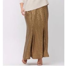 Nwt Long Maxi Style Gold Sequin Skirt From Lane Bryant. Size 16. Absolutely Pristine. Heavy Lining With A Luxurious Feel. This Is A Pull On Skirt. The Fabric Is Thick. Tags: Formal Wedding Sequin Glitter Glamour Nordstrom Bloomingdale's Saks Plus Size Womens Cocktail Gold Long Skirt For Formal Occasions, Elegant Lined Gold Skirt, Gold Lined Long Skirt, Gold Long Lined Skirt, Gold Lined Skirt, Fitted Gold Maxi Skirt With Lined Detail, Fitted Gold Lined Maxi Skirt, Gold Flowy Long Skirt, Fitted Gold Long Skirt