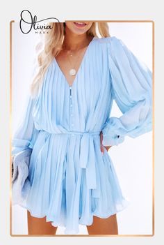 🌸Dive into summer in style with our Olivia Mark Bell Sleeve Ruffle Button Up Rompers! 🍃👗		✨Embrace the breezy elegance of our romper, with its flowing silhouette and charming ruffles. 🌬️		🌟Accessorize with ease, as the ruffled cuffs and button-up front add a touch of sophistication. 💎		🛍️Pair with heels for a chic date night look, or sandals for a carefree day by the pool. 🌊		🎁Limited time offer: Get 20% off your purchase! Use code: SUMMER20. 🎉		#SummerFashion #RomperGoals #OliviaMark #BoutiqueStyle #ShopNow Limited Time Offer, Night Looks, Fashion Boutique, Limited Time, Date Night, Bell Sleeves, Ruffles