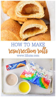 how to make resurrection rolls with all the ingredients and instructions for making them