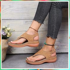 Looking for the perfect pair of women's summer shoes? Check out these 15 must-have casual sandals for a stylish and comfortable look! From chic flats to trendy wedges, these shoe ideas and tips will have you stepping out in style all season long. Find your favorite pair now! Trendy Wedges, Chic Flats, Shoe Ideas, Women's Soccer, Stylish Sandals, Womens Soccer, Soccer Shoes, Womens Sandals Flat