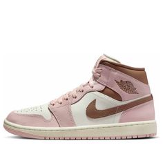 (WMNS) Air Jordan 1 Mid 'Neapolitan' BQ6472-620 Pink Jordan 1s, Jordan 1 Pink, Mid Jordan 1, Jordan Mid, Pink Jordans, Wmns Air Jordan 1, Shoes Jordan, Jordan 1s, Clothes Wishlist