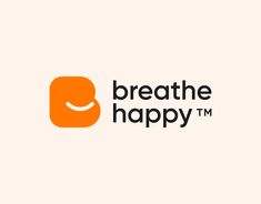 Breathe Logo Design, Bh Logo, Happy Branding, Task Management App, Dentist Logo, Happy Logo, Smile Logo, Branding Concept, Developer Logo