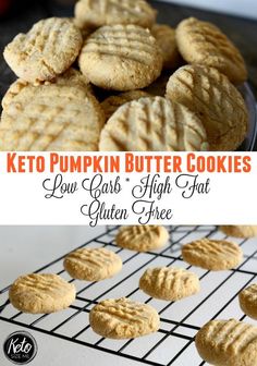 These Keto Pumpkin Butter Cookies were inspired by my Keto Cinnamon Butter Cookies recipe. When I shared that recipe, I had no idea that so many of you would try it, love it, and make it your own. I have to admit I was blown away by your response to such Cookie Diet, Diet Chocolate, Oats Cookies, Recipe Oatmeal, Oatmeal Healthy, Healthy Oats, Pudding Chia, Keto Cinnamon, Diet Cookies