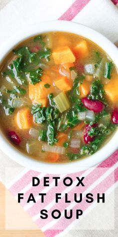 Detox Vegetable Soup, Clean Eating Soup Recipes, Vegan Vegetable Soup, Cabbage Soup Diet Recipe, Clean Eating Soup, Diet Soup Recipes, Fat Flush, Cabbage Soup Diet