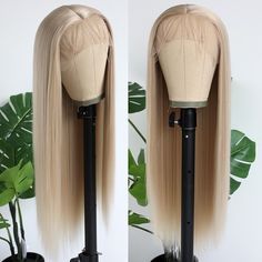 Natural Wigs, Long Straight Hair, Styling Products, Ash Blonde, Curling Iron, Wig Styles, Flat Iron, Straight Hair, Styling Tools