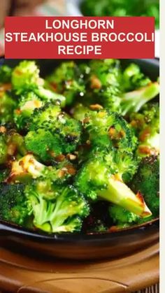 the broccoli dish is prepared and ready to be eaten in the restaurant or take out