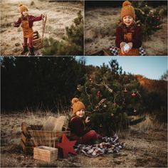 Woods Christmas Photoshoot, Christmas Photo Set Up Outdoor, Christmas Outdoor Photoshoot, Outside Christmas Photoshoot, Christmas Pictures With Baby, Christmas Pictures Outdoor, Family Christmas Pictures With Baby, Family Christmas Pictures Outdoor, Outdoor Christmas Photoshoot Ideas