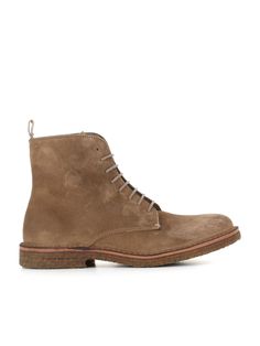 Taupe suede man's Lace-up Boot from Astorflex, featuring a round toe. Leather fund with para sole. Unlined interior. 'Ideal' artisan manufacture. Visible stitching. Heel: 3 cmComposition: Suede Visible Stitching, Margiela Shoes, Zegna Shoes, Prada Shoes, Tory Burch Shoes, Shoe Care, Lace Up Boots, Shoe Brands, Valentino Garavani