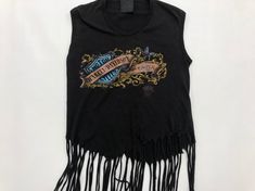 Rare 3D emblem crop top with Harley logo waiting for some cut offs. Pit to pit 12 inches Length 16 inches with some variation due to fringe (8) Trendy Fringe Tops For Festival, Casual Fringe Crop Top For Festival, Harley Logo, Biker Chic, Fringe Top, Cut Offs, Heel Boots, High Heel Boots, Festival Fashion