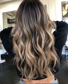 Sunkissed Brunette Sandy Blonde Balayage On Dark Hair, Cool Toned Balayage Brunette Blonde, Burnette For Spring, Light Baylage Brunette, Dark Brown Hair Blonde Balayage, Bolyoge Hair Balayage Brown Blonde, Curly Balayage Hair Brunettes, Dark Hair Blonde Balayage, Highlights Root Smudge