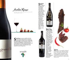 an article in the wine magazine features several wines