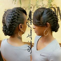 ➡ Goddess Braids /Bangs ⬅  #SheKeepsMyLaughing #ArlingtonStylist  #ShayedAndSlayed  Book Now 817-714-8382 Www.styleseat.com/shalandawilliams2 Goddess Ideas, Ideas For Braids, Braids Bangs, Braids With Bangs, Updo With Bangs, Goddess Braids Updo, Braids Goddess, Braids Updo, Braids Pictures