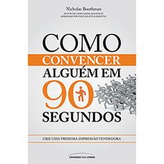 the book cover for como convener algem 90 segundos, written by