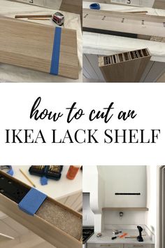 how to cut ikea lack