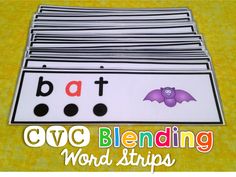 the word bat is in front of a stack of books with words below it that spell out