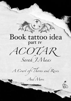 book tattoo idea part iv accoaar by sandi m maas and more