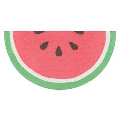 a slice of watermelon on a white background