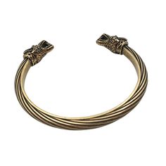 The wolf Torc bracelet is made from Bronze solid (metal based on Copper). The bracelet can be used as arm ring or armband, it`is flexible and can be resized. The item is perfect options for gifts who likes Viking or Celtic jewelry.The Torc bracelet is adjustable, but it takes force to adjust it. Description of Wolf arm ring: Material: Flexible Bronze solid. It`s ready for shipping in 1-5 working days. Average weight about 70 gm | 2.5 oz Bracelet base thickness: 7 mm | 1/4 inch Torc Bracelet, Arm Ring, Bracelet Viking, Norse Jewelry, Viking Bracelet, Average Weight, Celtic Jewelry, The Wolf, Solid Metal