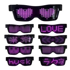 SPECIFICATIONS Glow Supplies Type: Glow Sunglass Origin: Mainland China Electronic: YES Occasion: Grand Event Occasion: Birthday Party Occasion: Thanksgiving Occasion: Party Occasion: Christmas Occasion: Halloween Occasion: Easter Occasion: New Year Number of Pcs: 1pc Model Number: Bluetooth LED Glasses is_customized: No Glowing Time: 5h item 1: Bluetooth LED Glasses item 2: LED Smart Glasses item 3: Programmable LED Glasses item 4: Glowing Party supplies item 5: Holiday Party Supplies item 6: Glowing Glasses item 7: DIY Eyeglasses for Party Club DJ Halloween Christmas Features: 1. APP customization: Support cellphone APP and for Bluetooth control, Multi DIY dynamic patterns available. 2. Bar glasses: Perfect LED glass for raves like birthday parties, dance parties, music concerts and so o Dj Festival, Led Sunglasses, Glowing Glasses, Glow Party Supplies, Led Party, Party Eyes, Party Sunglasses, Bar Glasses, Smart Glasses