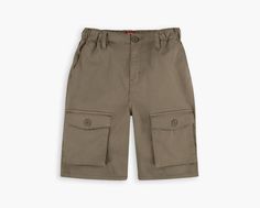 These classic Levi's® Utility EZ Shorts will be the perfect effortless piece for the upcoming warm days. Inspired by American workwear, they feature a slim fit, cargo pockets and an elastic waistband for comfort. Breathable without the baggage Added stretch for all-day comfort Solid Workwear Shorts With Pockets, Fitted Cotton Cargo Shorts With Pockets, Spring Outdoor Cargo Shorts With Pockets, Utility Style Bottoms For Fall, Short Length, Casual Workwear Shorts With Pockets, Utility Style Fall Bottoms Short Length, Spring Cargo Shorts With Side Pockets For Outdoor Activities, Spring Outdoor Cargo Shorts With Side Pockets, Spring Pants For Outdoor Activities, Short Length