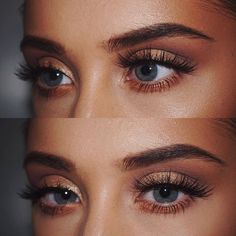 Tanned Makeup, Make Up Inspiration, Eyelash Lift, Makijaż Smokey Eye, Makeup Hacks, Long Lashes, Prom Makeup