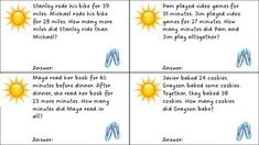 four squares with the words summer reading challenge written on them in blue and yellow letters