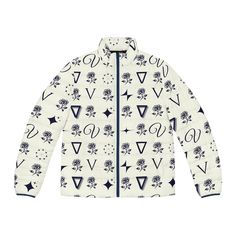 Crafted with the finest materials from the Verde Clarity collection, the limited edition VVS1 Ivory Puffer Jacket showcases the sophistication and refinement of VVS diamonds. Its understated monogram design adds a touch of luxury to any outfit. This unique piece offers comfort and style with a stand-up collar, quilted cuff lining, and two spacious side pockets. Each jacket is lightweight and incredibly soft. Choose between black or dark blue zipper options. VVS1 Ivory Puffer Jacket details: 100% polyester outer layer 100% black polyester cotton-like quilted lining 2 zipper and cuff lining colour options: black and dark blue Regular fit Stand-up collar Sewn-in label Luxury Menswear, Designer Streetwear, Mens Luxury Fashion, Monogram Prints, Menswear Fashion, Monogram Design, Coat Fashion, The Limited, Luxury Streetwear