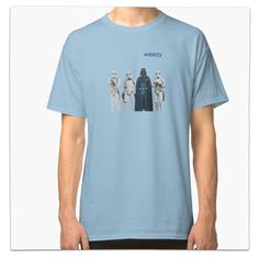 three star wars characters in blue t - shirts with the words women's on them