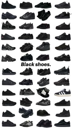 Black Shoes Hype Shoes, Black Shoes, Shoes Mens, Black