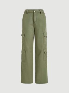 "14 Women's Cargo Pants with a Workwear Feel: Stylish and Functional" Green Jeans Women, Green Denim Cargo Pants, Sage Green Cargo Pants, Cargo Green Pants, Army Green Pants Outfit, Side Pocket Jeans, Dark Green Cargo Pants, Green Cargo Pant, Green Cargo Jeans