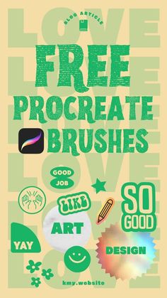 Unlock your artistic potential with 100+ FREE Procreate brushes! Download now and create stunning artwork. #ProcreateBrushes #FreeBrushes #Procreate #DigitalArt #iPadArt