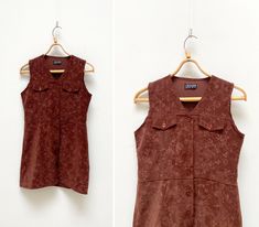 "Vintage 90s Brown Long Vest Floral Brown Vest Small Brown Floral Vest Brown Velvet Waistcoat Floral Velvet Waistcoat Small Brown Vest Top S D E S C R I P T I O N: 🤎 lightweight 🤎 8 button closure 🤎 loopholes for belt 🤎 2 pockets Brand: Oragan Suggested size: S, please check the measurements below. 🧵 M E A S U R E M E N T S 🤎Measurements - taken from seam to seam while the garment is lying flat. Please, DOUBLE bust and bottom hem!🤎 Bust: 16.9\" / 43 cm Bottom hem: 22\"/ 56 cm Shoulder: 3.5\" / 9 cm Shoulder to shoulder: 13\"/ 33 cm Length: 30.7\"/ 78 cm (back neckline to bottom hem) PLEASE READ THE SHOP PRIVACY POLICY BEFORE PURCHASING, THANK YOU! To see more items from 🍋CuteVintageHouse🍋, please visit us here: https://www.etsy.com/shop/CuteVintageHouse I try to describe the sizes Cheap Sleeveless Brown Vest, Cheap Brown Sleeveless Vest, Velvet Waistcoat, Floral Vest, Floral Vests, Brown Vest, Gilet Long, Long Vest, Long Vests