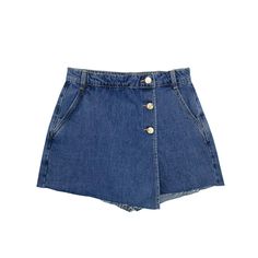 Button Pocket Mini Skirt | Mabel Love Co Short Pollera, Wrap Skort, Solid Skirt, Button Up Skirts, Denim Patterns, Female Clothing, Colored Pants, Skirt Leggings, Long Sleeve Romper