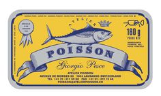 the label for poison's fish pie