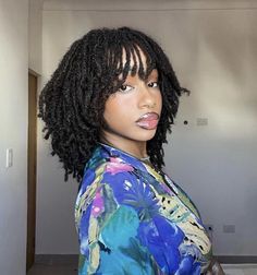 Locs Hairstyles For Women, Soft Locks, Locs Black Women, Hairstyles Locs, Women Locs, Dreadlocks Hair Care, Short Haircuts With Bangs, Short Locs, Short Locs Hairstyles