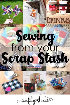 sewing from your scrap stash is an easy way to sew and sell items