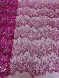 This high quality Fabric is measured in 5 Yards With Embroidered Beading and Sequin. It is soft, very delicate and beautiful. This high Quality Fabric is made with Fashion embroidered rhinestones can be used in making party wedding dresses, skirts, shawls, scarves and other other fashion apparels as you would like. Size : Length : 5 yards (180 inch). Width: 50 inch (Please allow slight deviation for the measurement data ,±1 inch) Material: 100% Polyester, Tulle Lace Fabric, Eco-Friendly embroide Luxury Glamorous Tulle Sequin Fabric, Luxury Embellished Sequin Tulle Fabric, Elegant Pink Embroidered Sequin Fabric, Elegant Multicolor Lace Sequin Fabric, Silver Sequined Lace Embroidered Fabric, Tulle Lace, Wedding Party Dresses, Luxury Fabrics, Lace Fabric