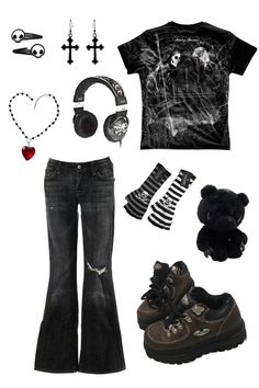 Trashy Outfits, Emo Style, Scene Outfits, Alt Outfits, 2000s Fashion Outfits, Alternative Outfits