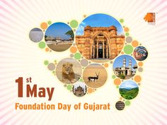 an advertisement for the 1st international day of gujrat