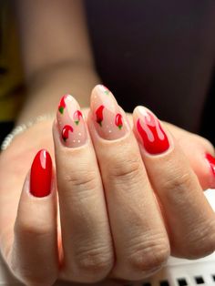 Red Chili Pepper Nails, Chili Pepper Nail Art, Chilli Pepper Nails, Chilli Nail Art, Chili Pepper Nails, Chilli Nails, Chili Nails, Pepper Nails