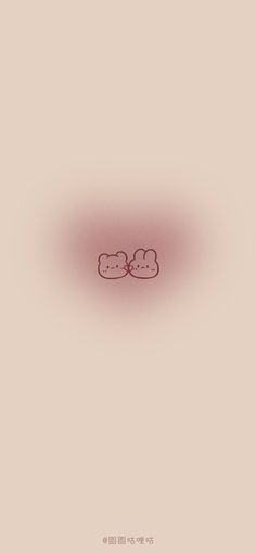 two cats laying on top of each other in the middle of a pink wallpaper