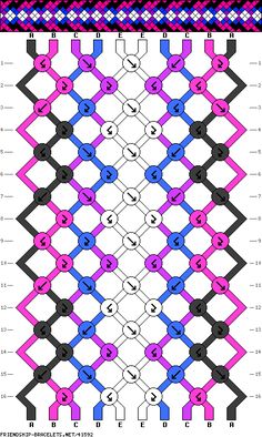 an image of a knitted pattern with different colors